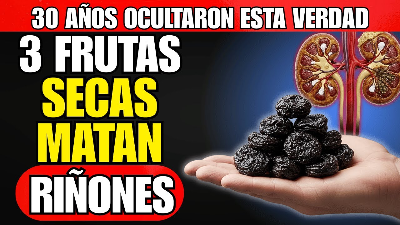 Creatinina Alta: 3 Frutas Secas que PROTEGEN tus Riñones (y 3 que los DESTRUYEN)
