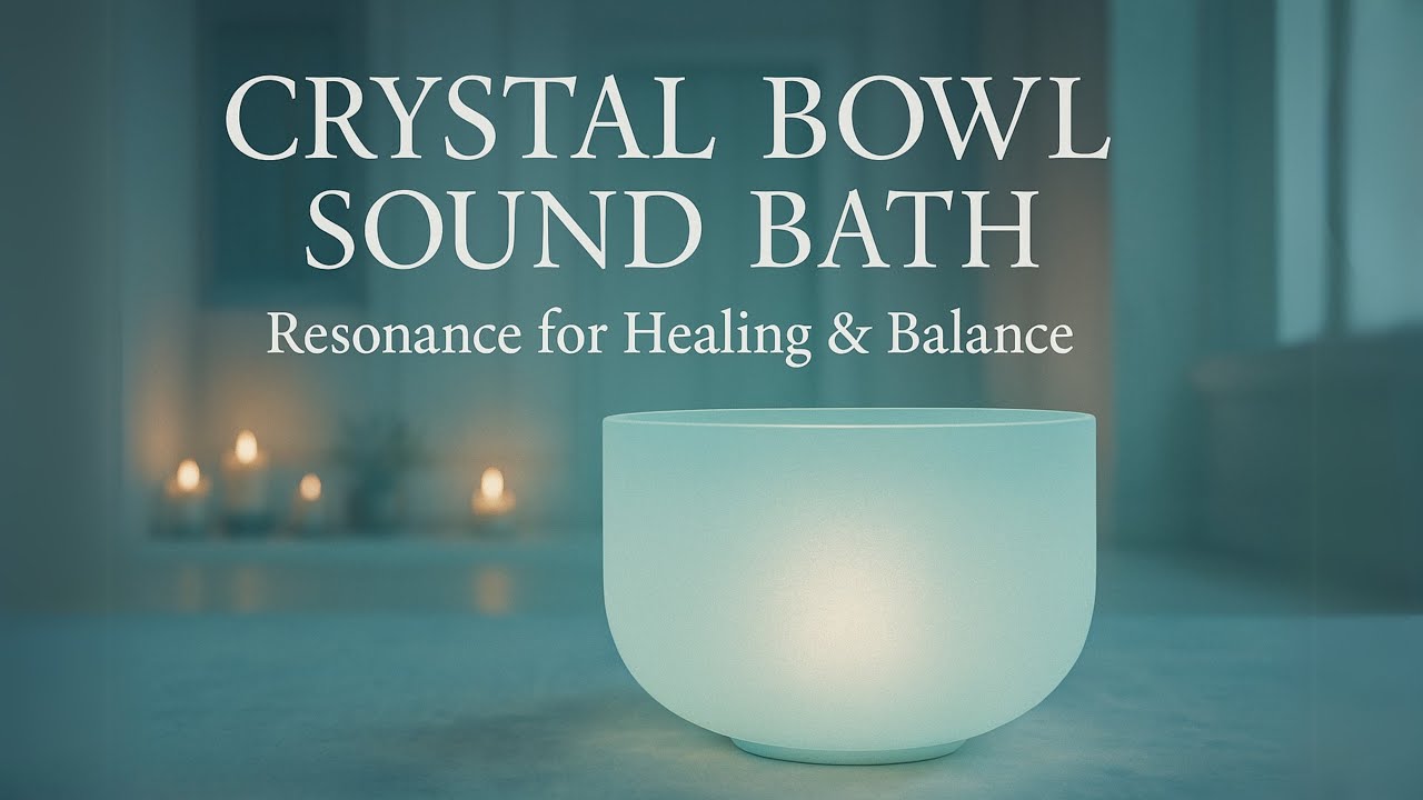 Crystal Bowl Sound Bath | Ambient Resonance for Deep Healing & Chakra Balance