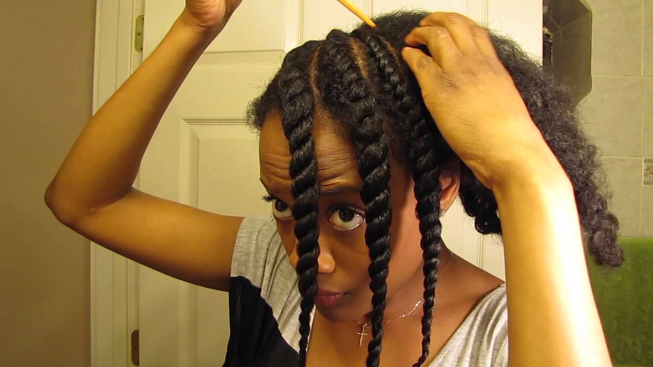 TGIN Product Review + (Curly Fro/Fluffy Flat Twistout) Styling Video