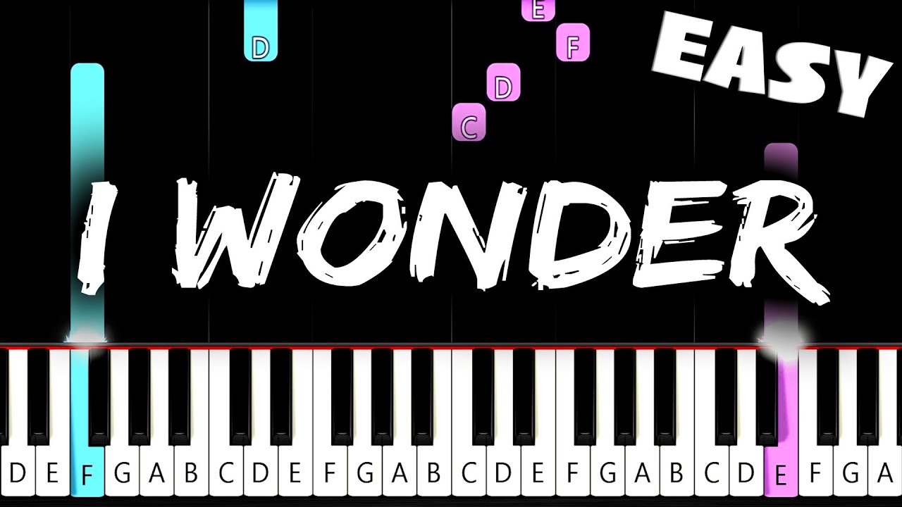 Kanye West - I Wonder - EASY Piano Tutorial