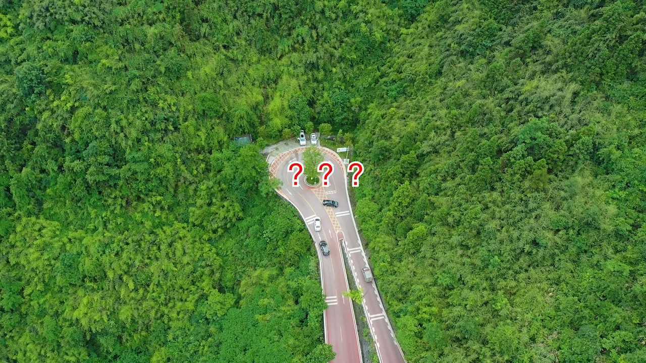 湖南矮寨回头弯，好多车开到这里都会犯迷糊，不知道应该怎么转弯【青云迹】