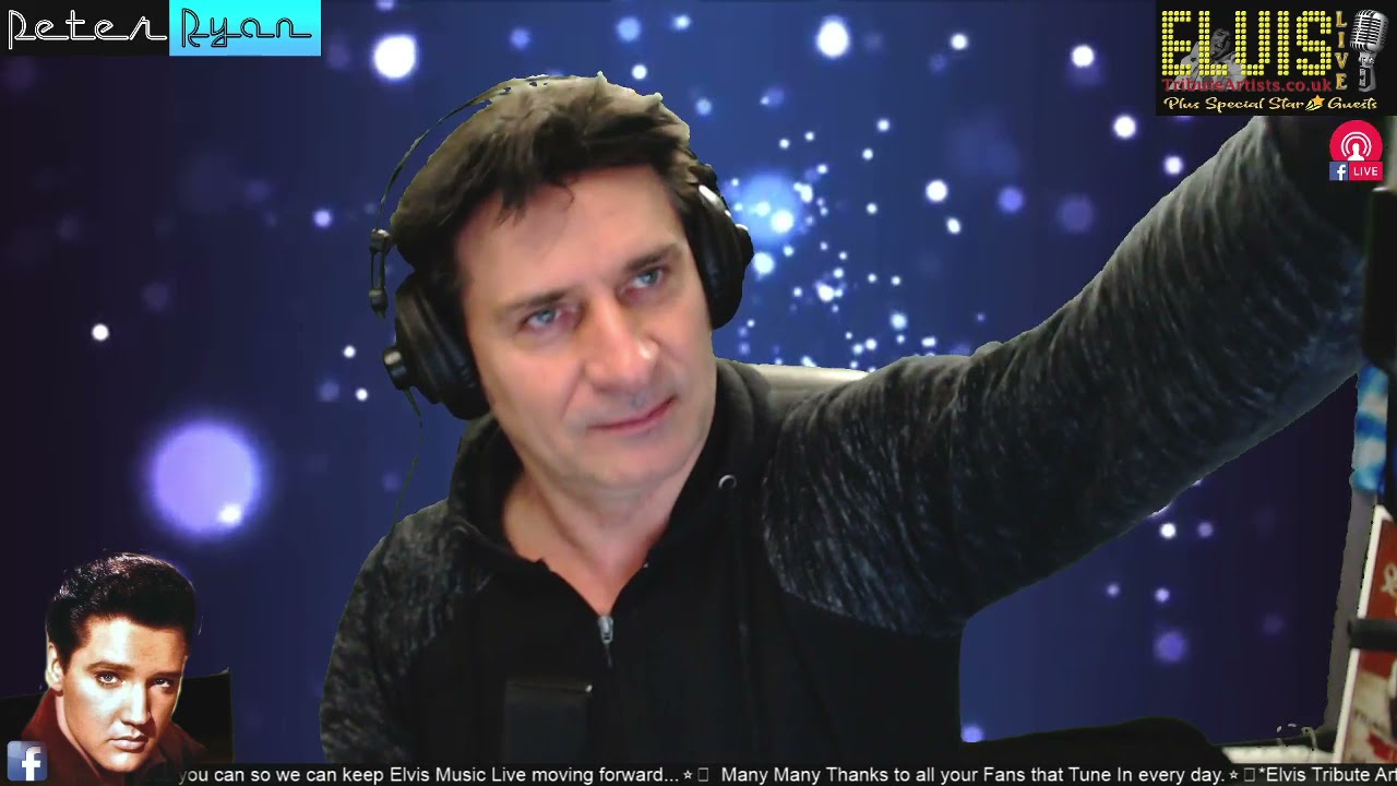 Peter Ryan sings on Elvis Tribute Artists (april 18th)