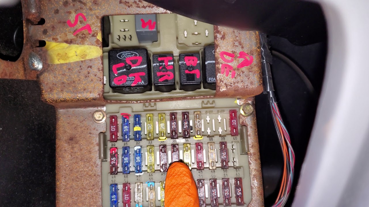 2004 Ford Focus Power Window Fuses, Power Lock Fuses
