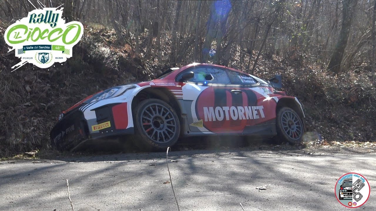 Test pre rally del Ciocco 2025 Crash N. Gryazin, M. Signor, J.Kulton , F. Angelucci & D. Stříteský