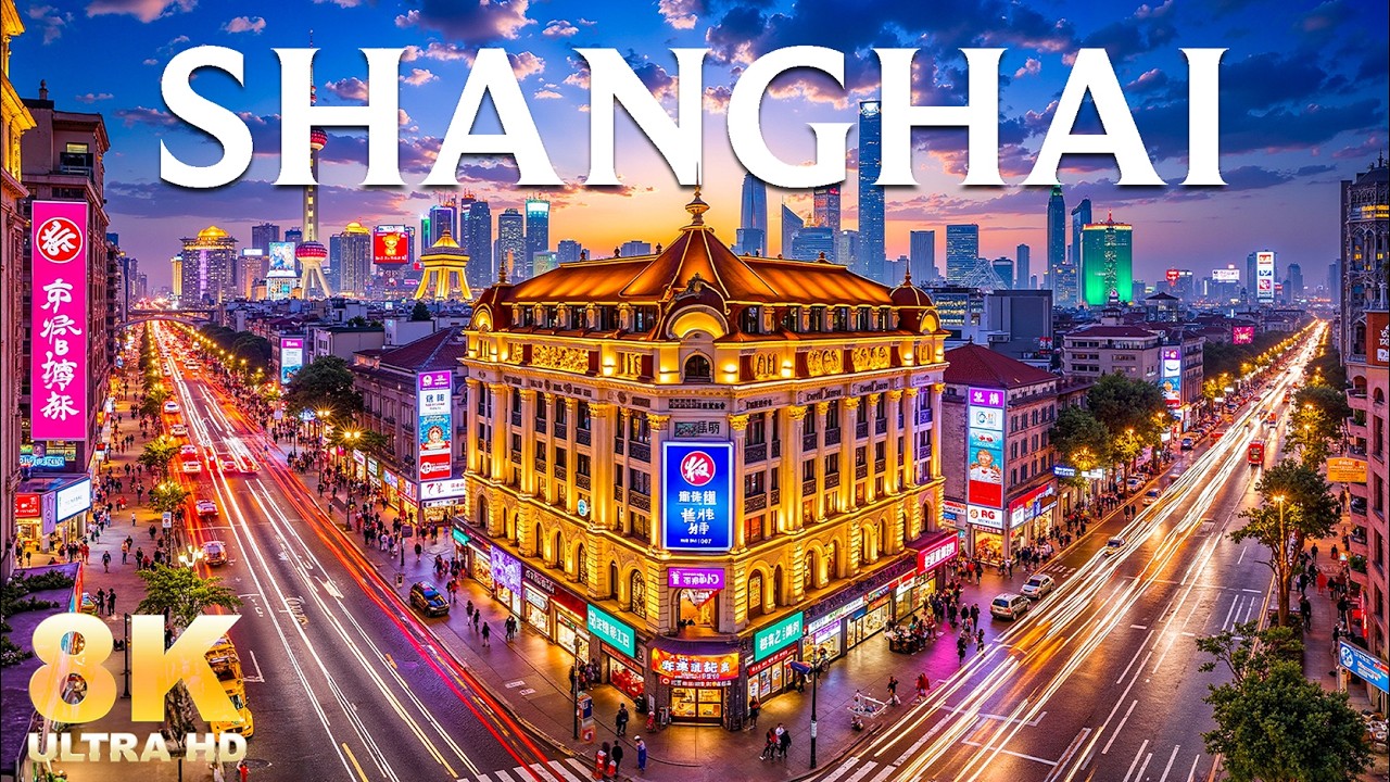 Shanghai 2026 | Neon Megacity, Futuristic Skylines & Digital Pulse in 8K