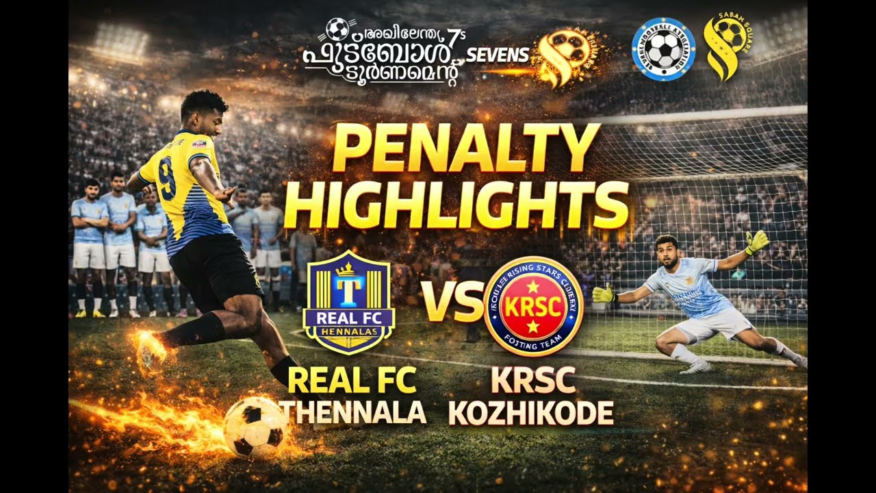REAL FC THENNALA vs KRSC KOZHIKODE: Penalty Shootout Highlights