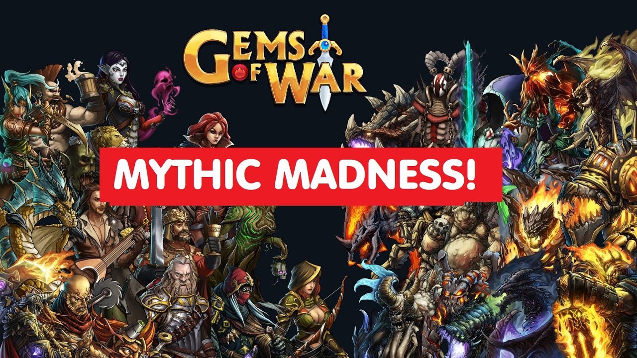 Gems of War Sinnycool WOW! HOW many Mythics?? Plus Guild Chat Reaction