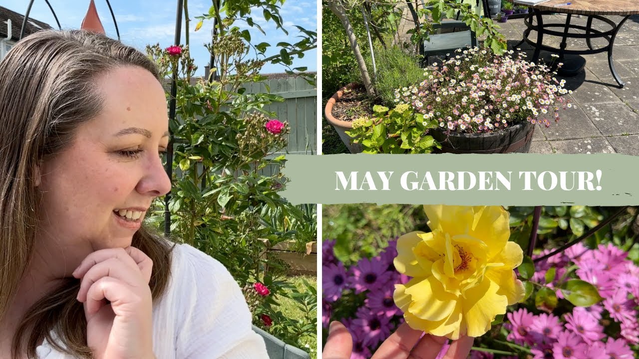 Garden tour in May! Beginner gardener on the way to creating a dream cottage garden