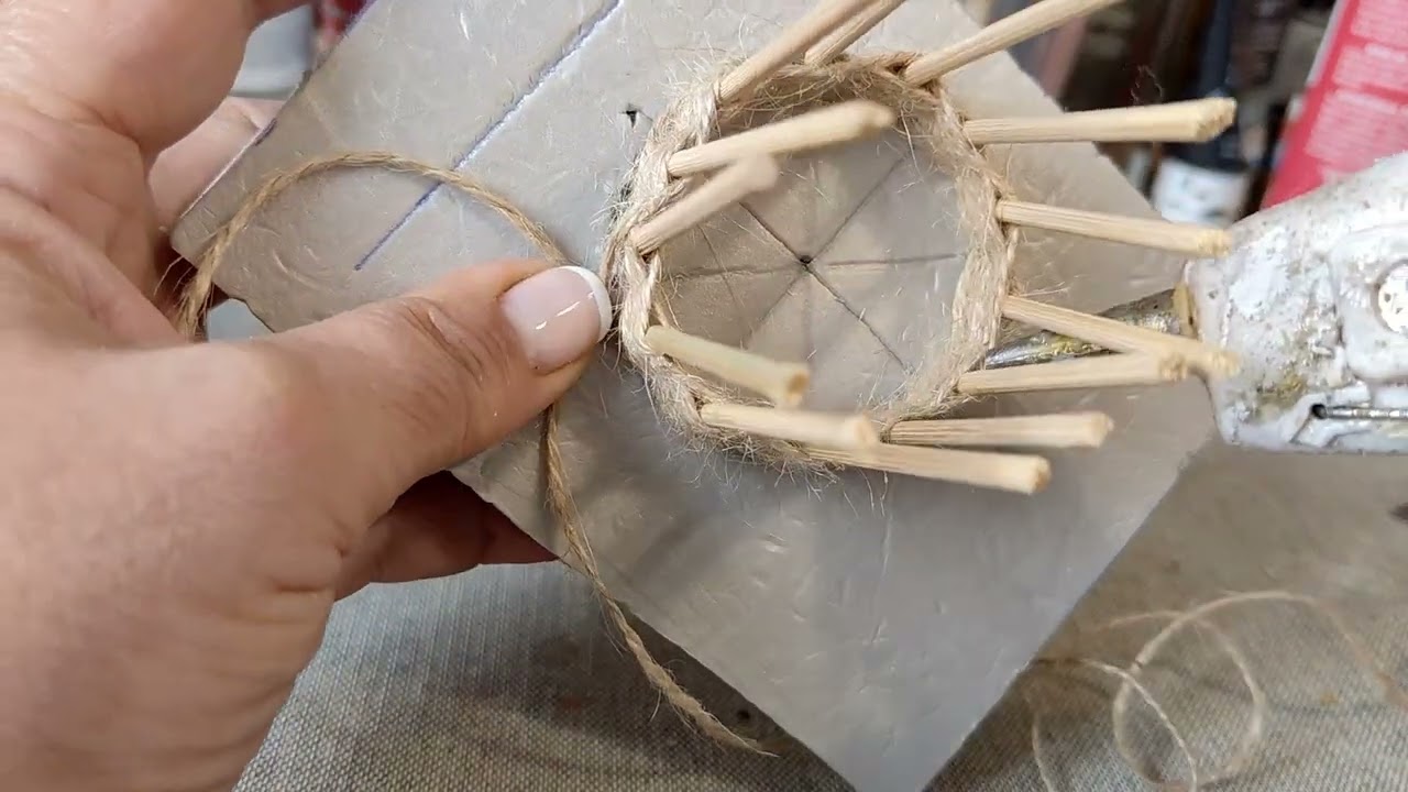 CESTA DE CUERDA