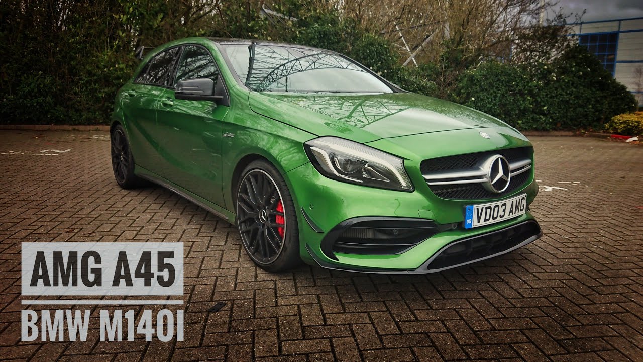 Is the Mercedes AMG A45 faster than a M140i?