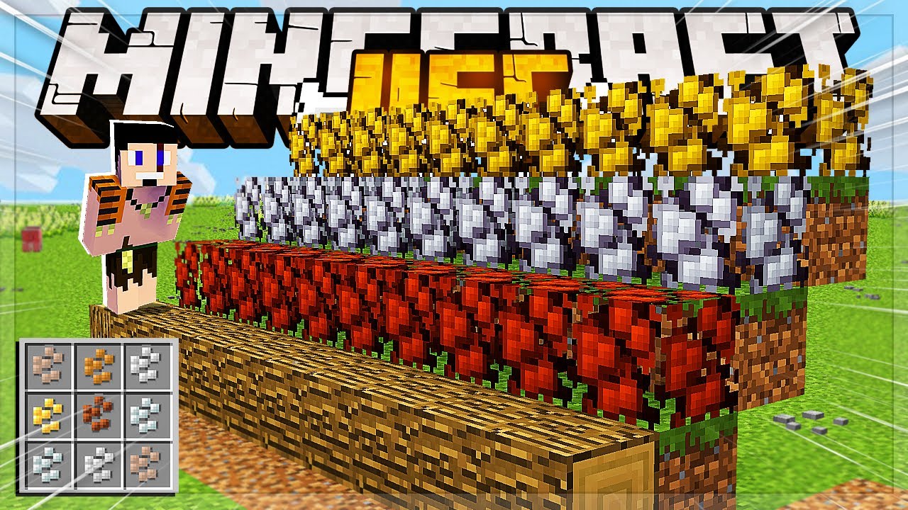 PLANTAÇÃO DE MINÉRIOS MEGA OVERPOWER #02   MINECRAFT UFC PRIMAL