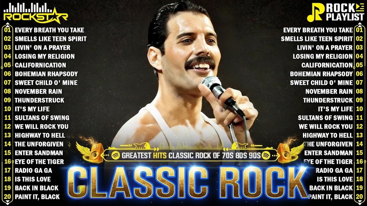 Decades of Classic Rock – Nostalgic Hits from Bon Jovi, Aerosmith, Guns N' Roses and More