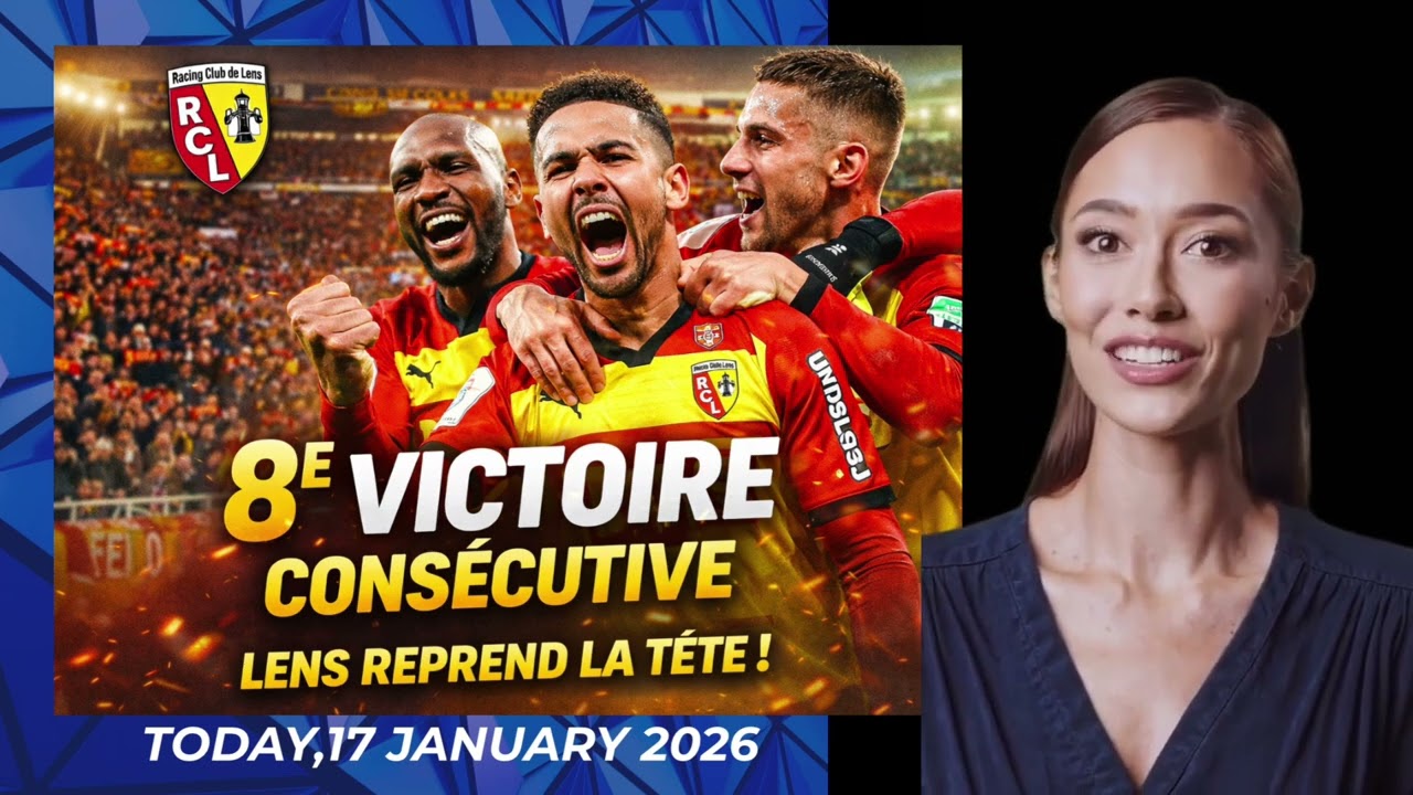 Lens en feu : 8ᵉ victoire d’affilée et retour en tête ! 🔥🌔