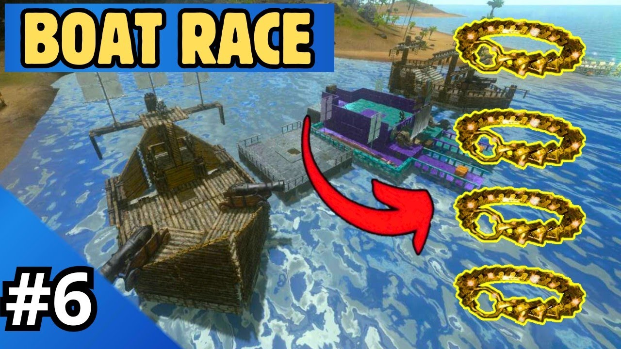 Boat RACE Event on PvE server (EP-6) Ark: Survival Evolved Mobile