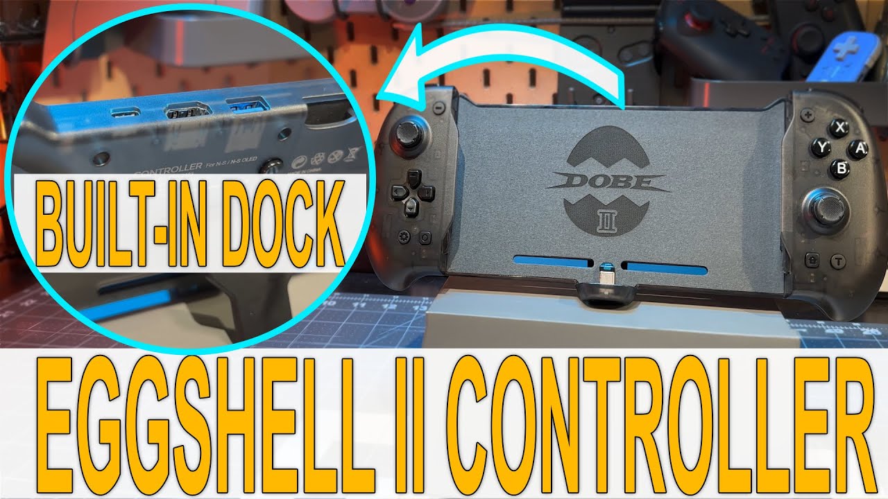 Nintendo Switch Eggshell 2 HDMI Out Controller Review (other band names Nexigo)