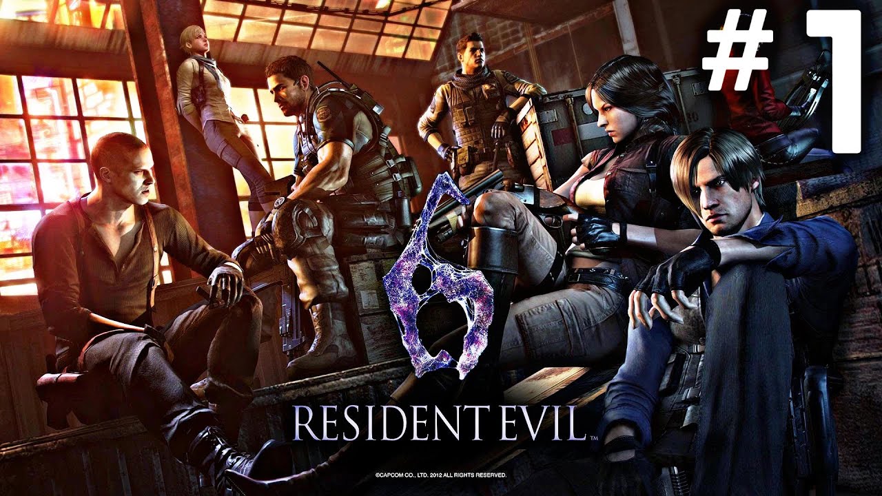 Resident Evil 6 Walkthrough Chris Chapter - 1 (1440p) 60FPS