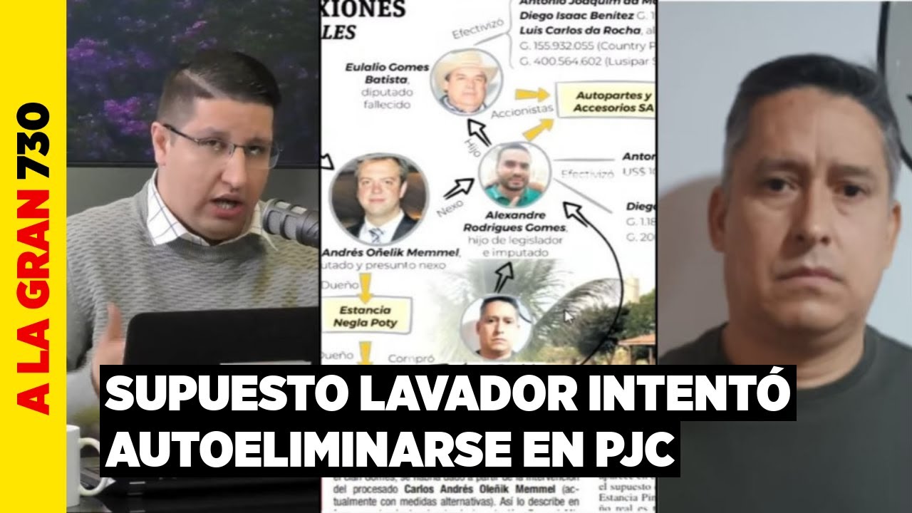 Procesado por lavado intentó quitarse la vida cuando iban a allanar su casa