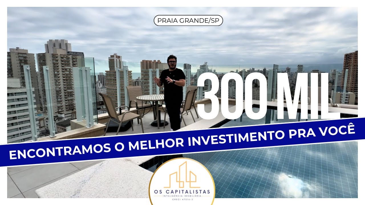 Oportunidade | Excelente opção para investir em Praia Grande | 1 dormitório no Boqueirão
