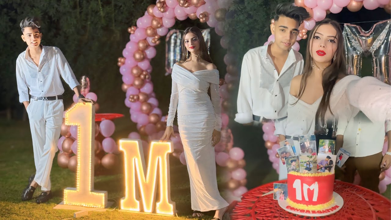 Finally 1 Million ki party 🥳😝 !! Ạj bhi mai late hogyi 😐 !! Nitisha 09