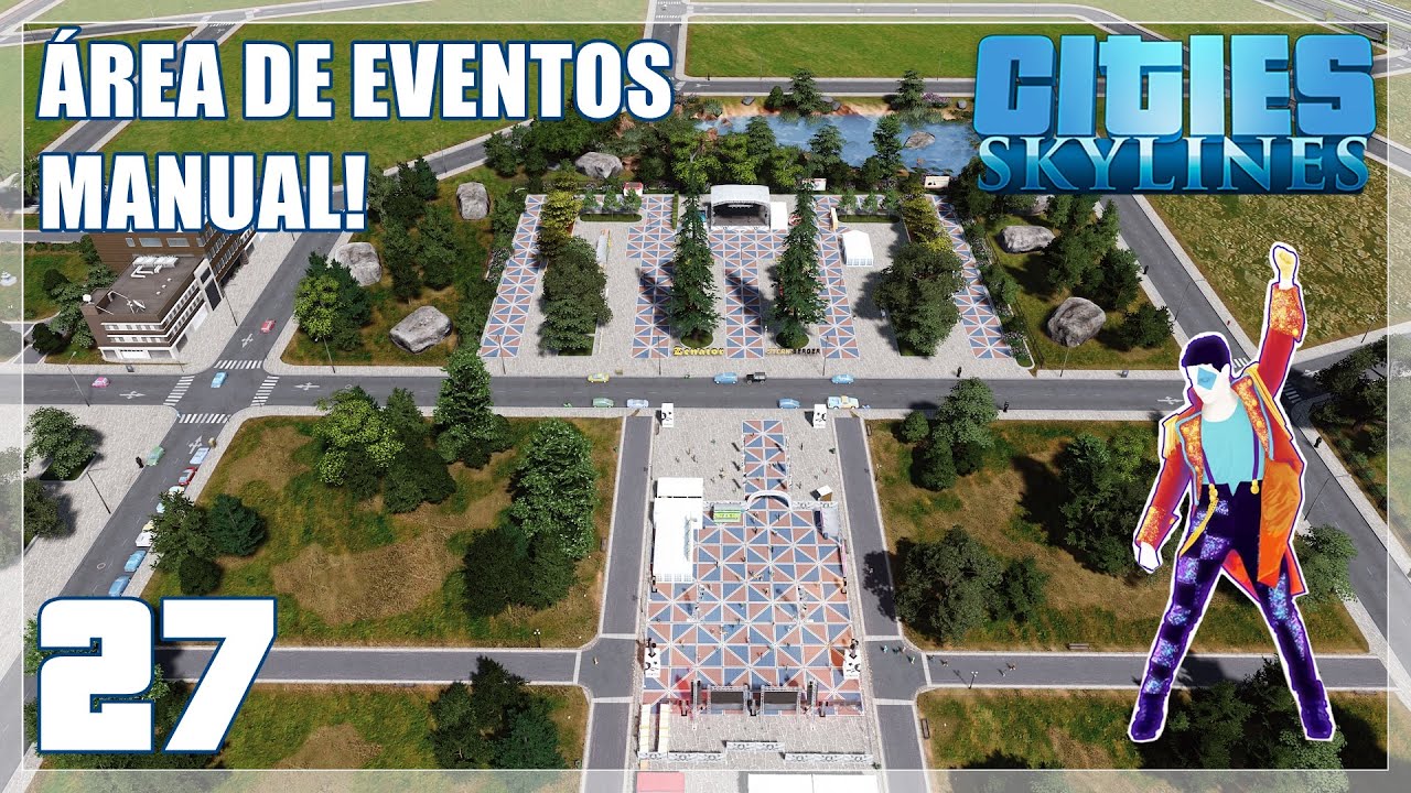 #27 | Cities Skylines – ÁREA PARA SHOWS E EVENTOS  [Gameplay PT-BR]