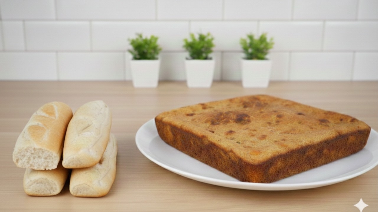 Gâteau de pain perdu : La recette oubliée de nos grand-mères ! ✨