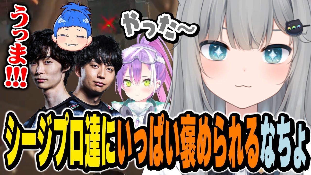 シージプロたちにいっぱい褒められるなちょ【けんき/常闇トワ/MARUTAKE/メルトン/レインボーシックス シージ エックス/なちょ猫切り抜き/Nachoneko】