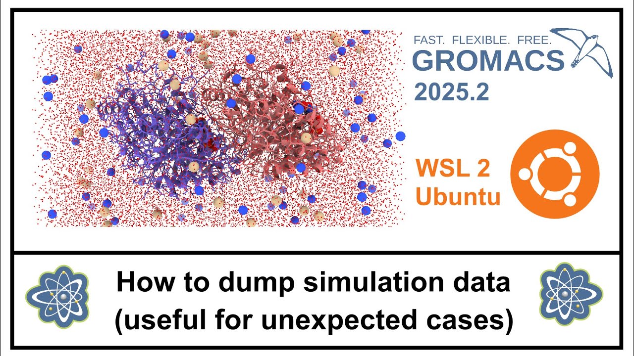 Dumping GROMACS files to extract technical data