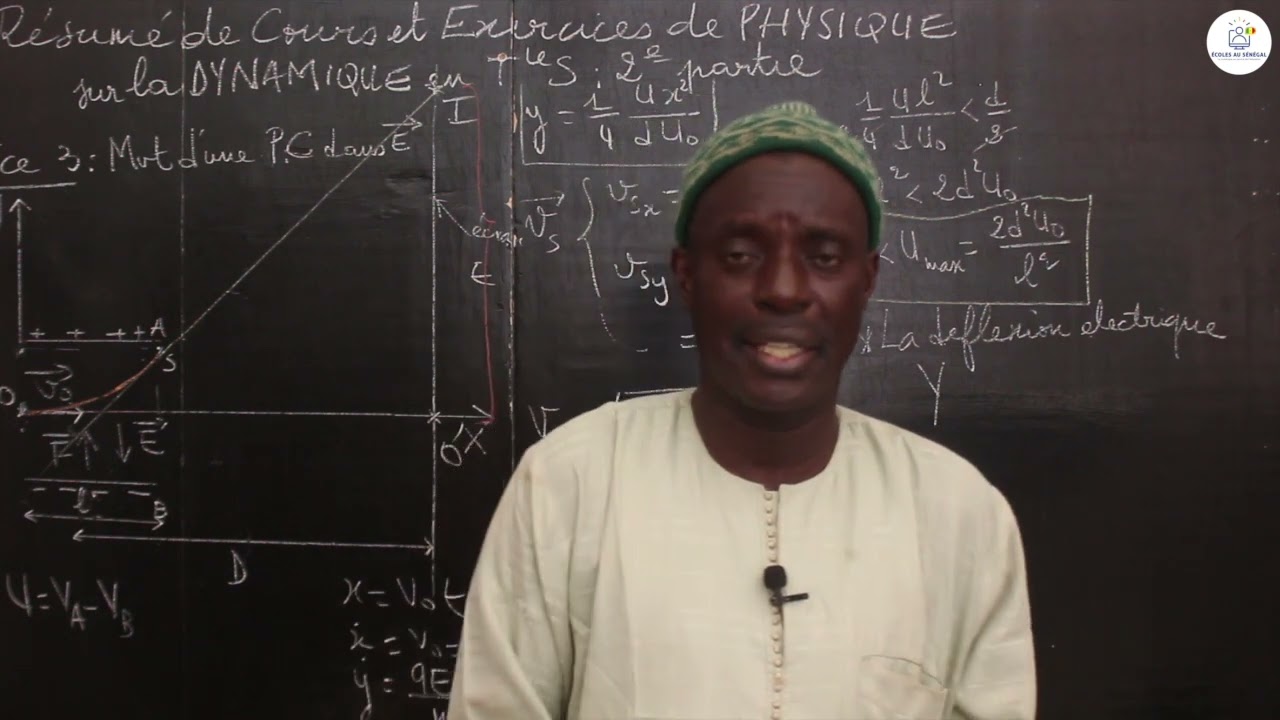 Exercices - Terminale S2  - PC:  Physique / La  Dynamique  / Suite 3 / M. Diop