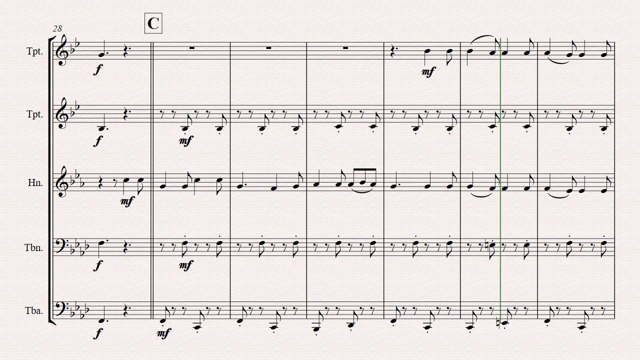 Tarantella Napoletana - Italian Folk Song - Brass Quintet