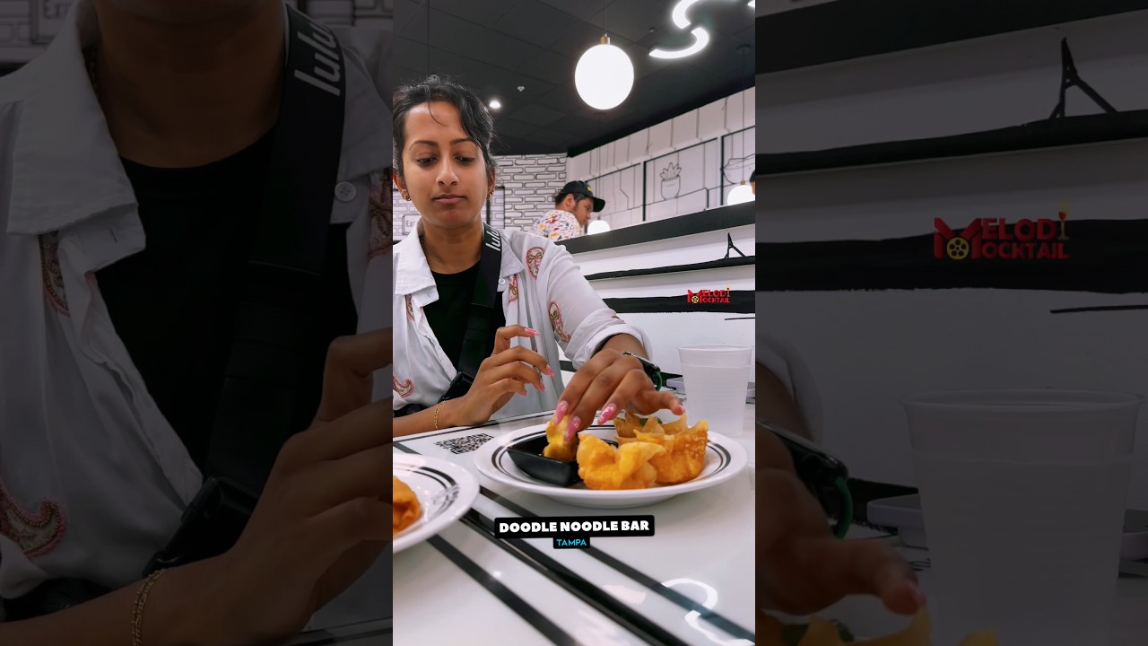 Doodle Noodle Bar | Ambience Adiripoyindi | Tampa #melodymocktail #teluguvlogsfromusa #food #tampa