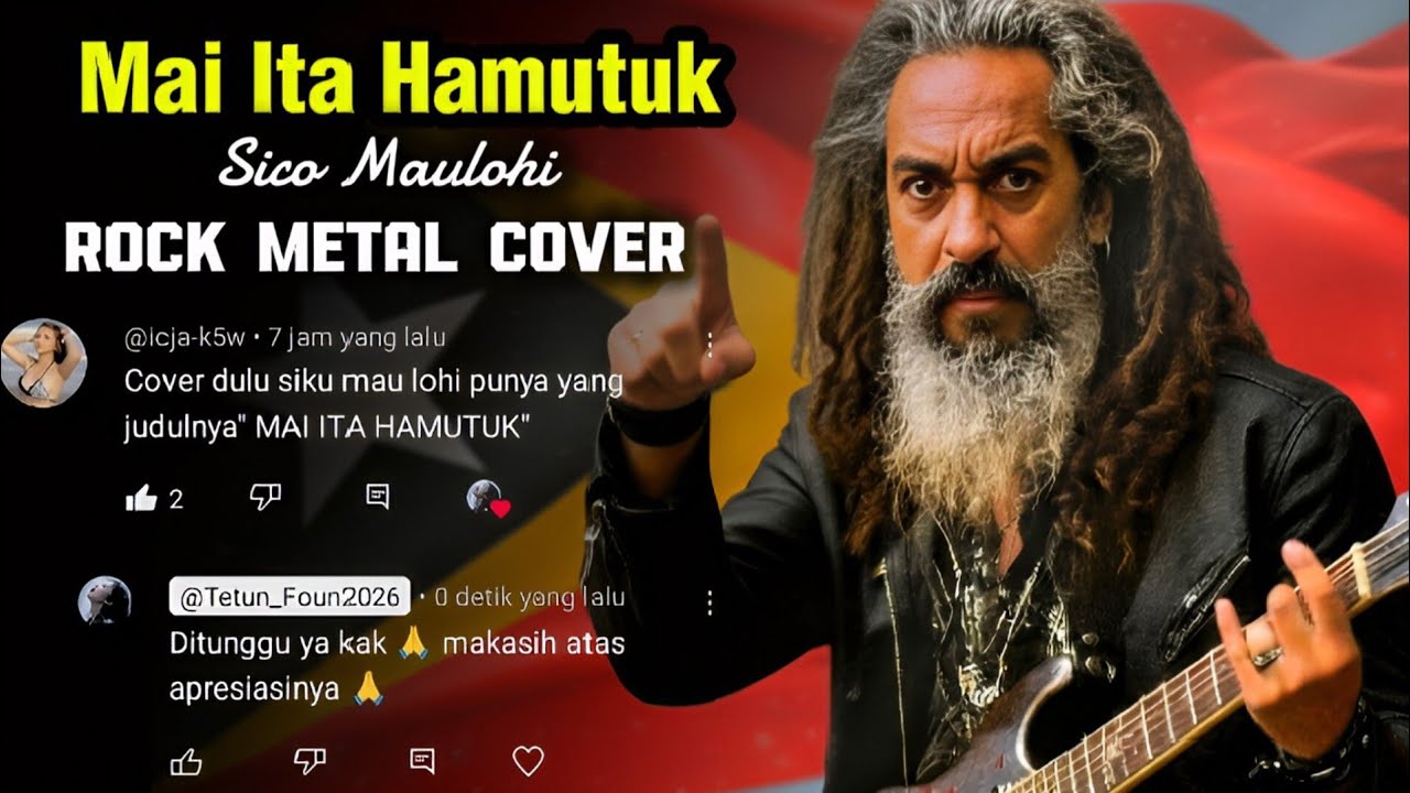 🇹🇱🎸MAI ITA HAMUTUK ~ Sico Maulohi || ROCK METAL COVER (Tetun Foun Official)