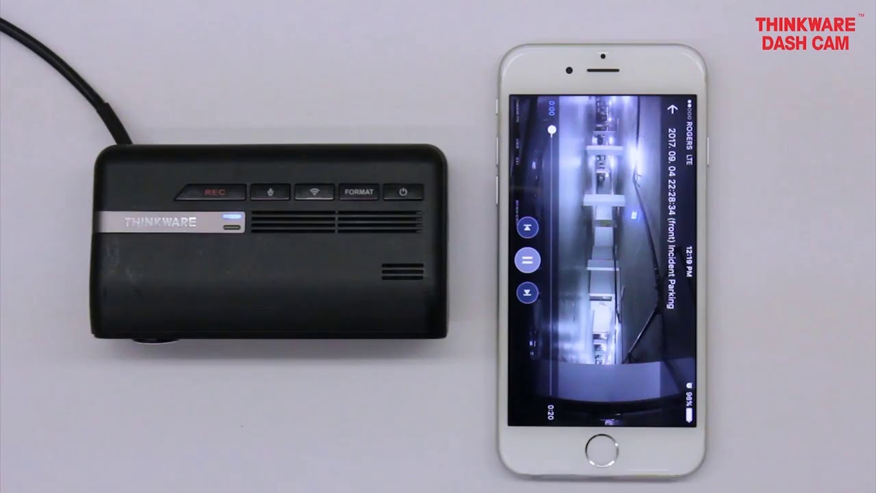 www.dashcam.ie Thinkware F770 Dash Cam Connecting the Mobile App &ndash; Wi Fi iOS
