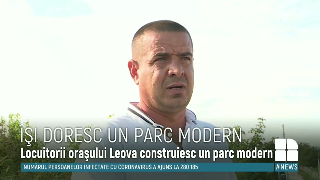 Parc modern amenajat la Leova pe terenul unei platforme de gunoi.