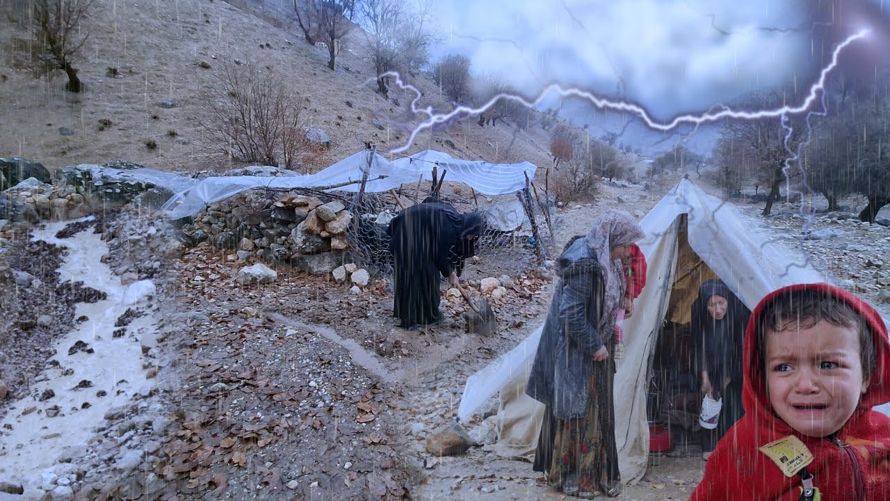 Horrific nightmare of nomads Storm and merciless rain devastated the nomads
