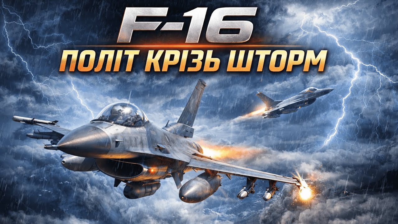 F-16 проти російських винищувачів | DCS World Українською