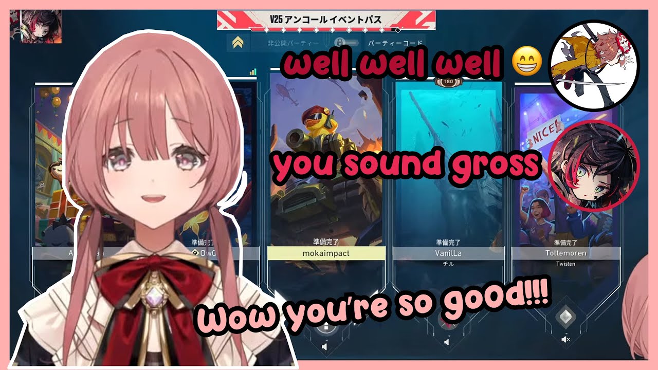 Everyone Has a Fresh Feeling when Moka Join a Valo Full Party [Amayui Moka]