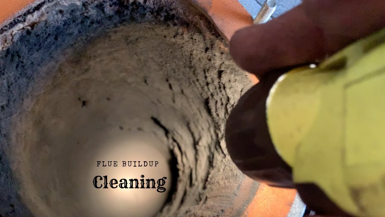 Filthy Flue Pipe CLEANED OUT
