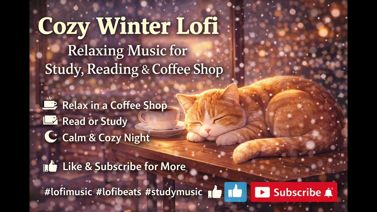 Warm Snowy Violin | Lofi Beats to Study, Sleep & Relax