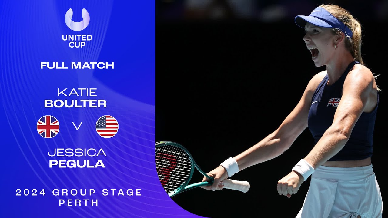 Jessica Pegula v Katie Boulter Full Match | United Cup 2024 Group C