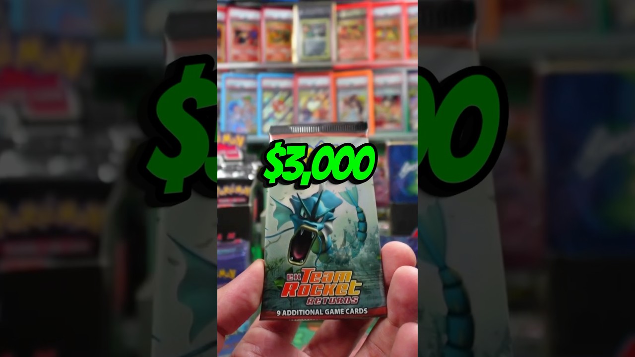 I OPENED A $3,000 TEAM ROCKET RETURNS PACK 🚀🤯 #shorts #pokemoncards #pokemoncommunity #pokemontcg