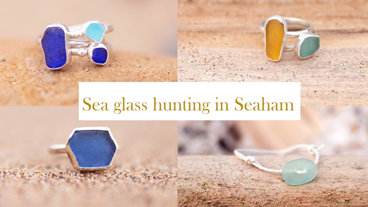 Sea glass hunting in Seaham // Look what we found beachcombing!!