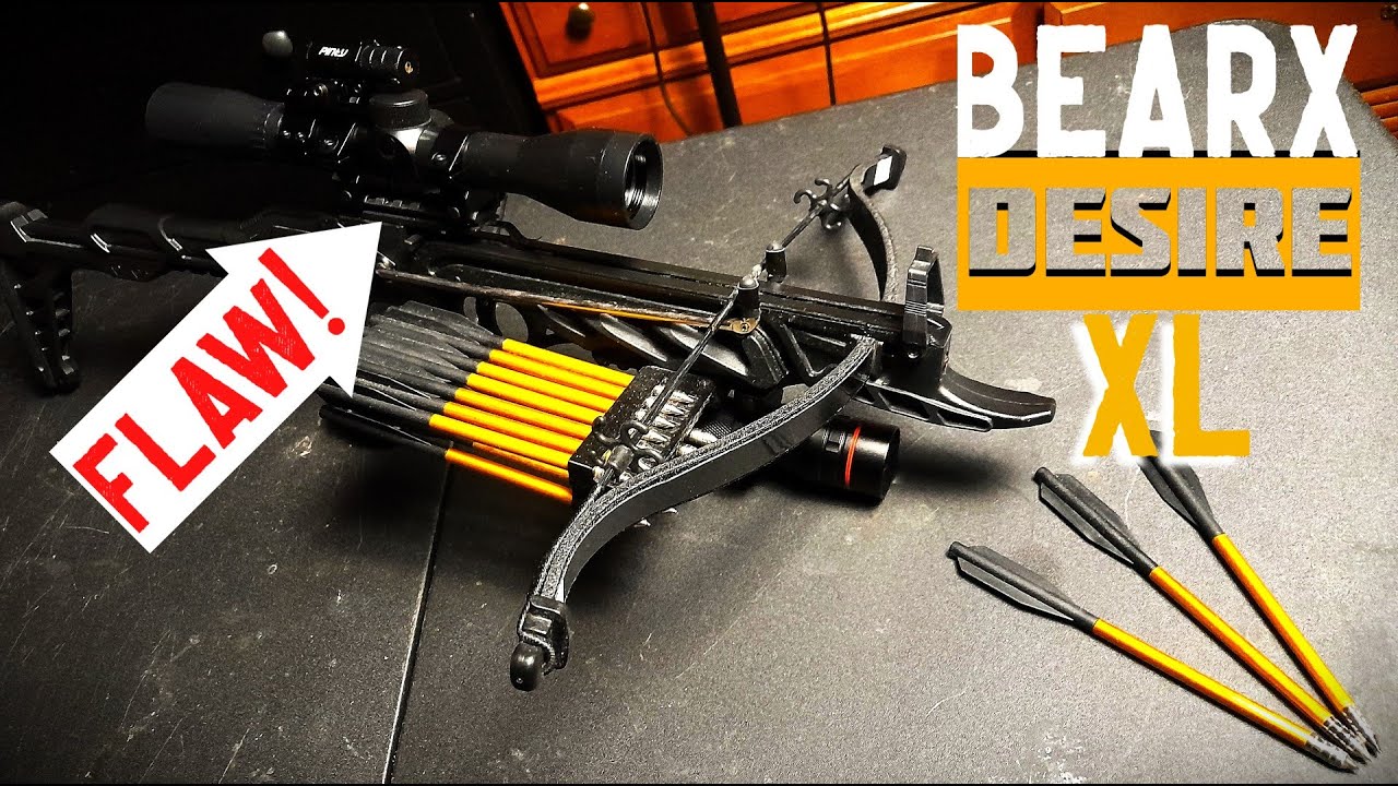 Desire XL Pistol Crossbow with 3 bolts & Flaw Fix!