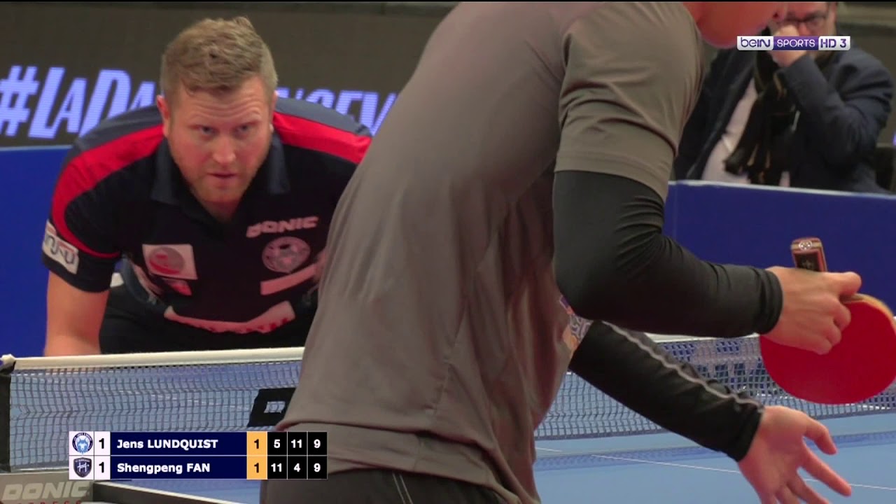 Table Tennis French League Pro A - LES LOUPS D'ANGERS Vs HENNEBONT (2018/2019)