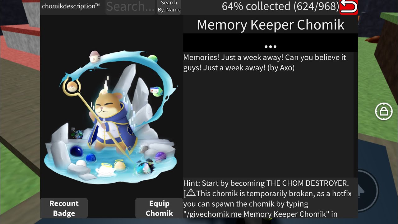 how to get memory keeper Chomik 2026