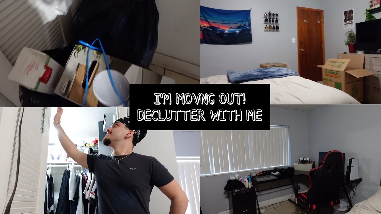 IM MOVING! 📦 DECLUTTER MY ROOM WITH ME