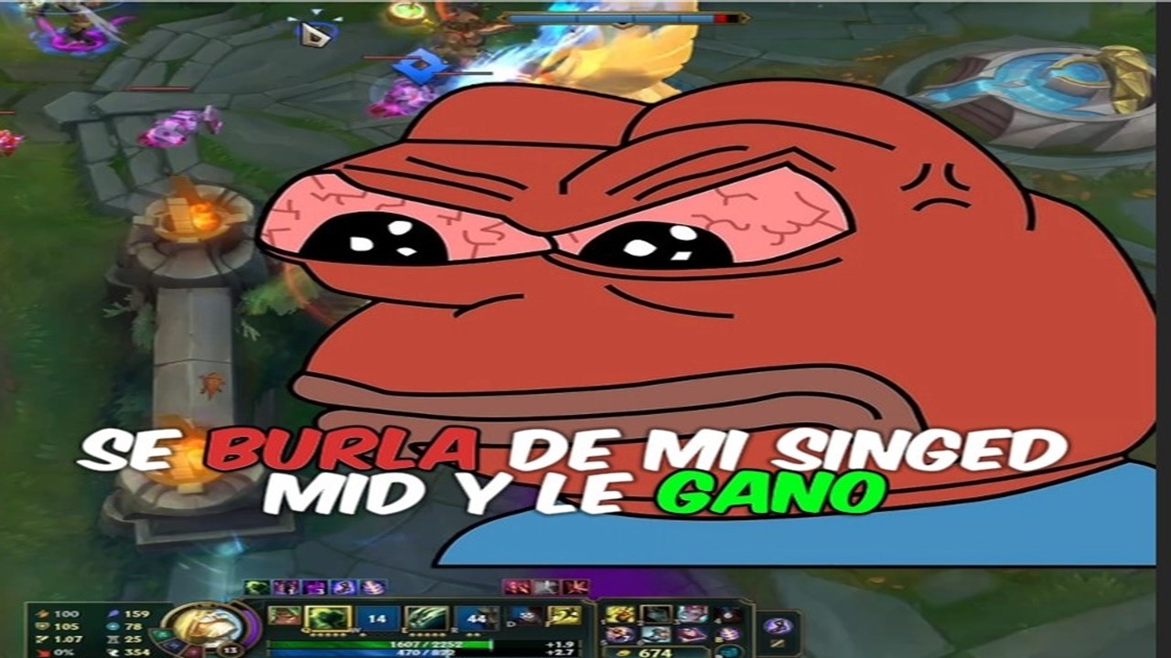 Se burla de mi Singed mid y lo humillo épicamente 🤡🔥