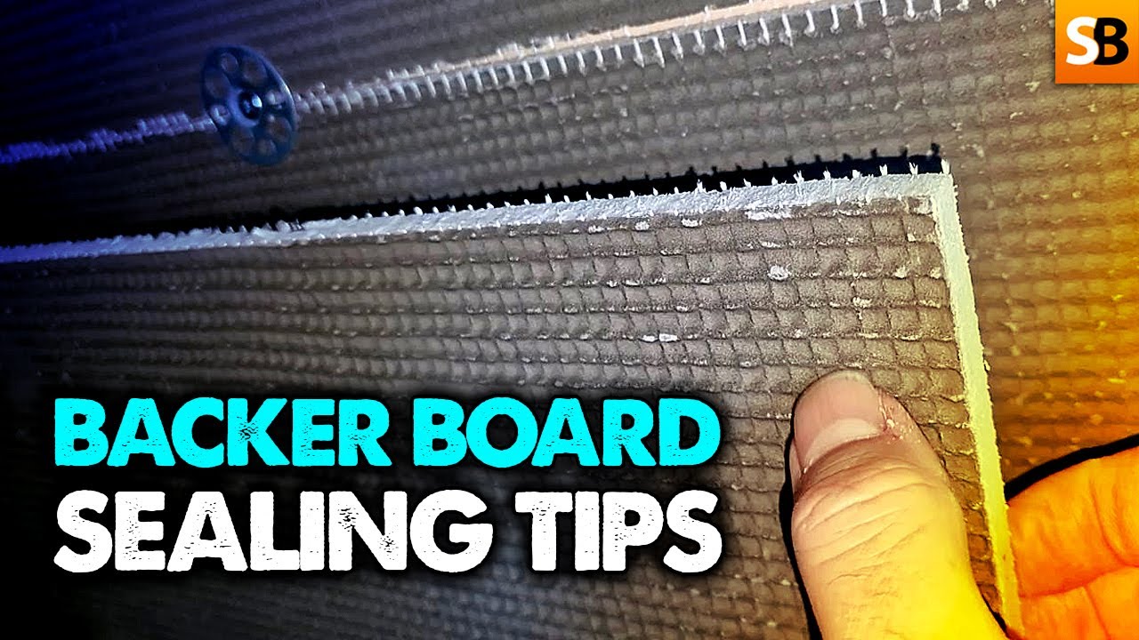 Sealing Tile Backer Board Joints ~ Roger's Tips