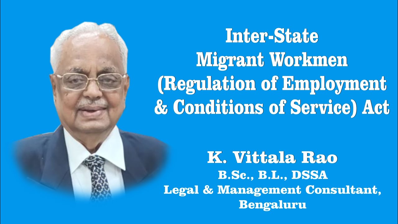 Inter-State Migrant Workmen (Regulation of Employment and Conditions of Service) Act, 1979