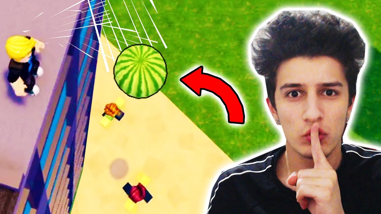 ÇATIDAN İNSANLARIN KAFASINA KARPUZ FIRLATTIM 🍉 Roblox