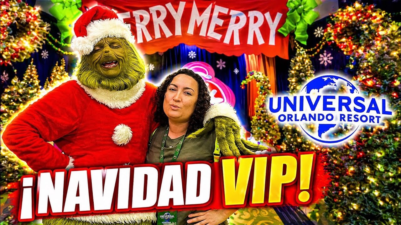 ¡NAVIDAD VIP en Universal Orlando! 🎄✨ Grinch, Santa Claus y Macy’s Parade